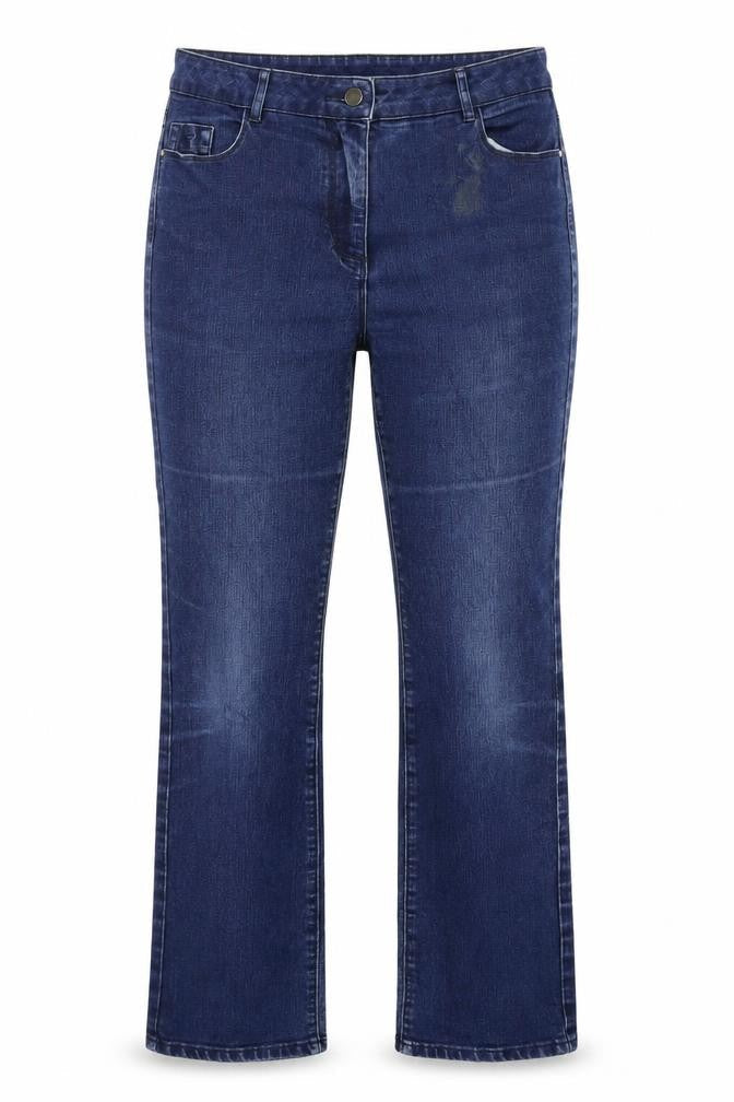 Preworn Womens Blue  Denim Straight Jeans Size 12 L28 in
