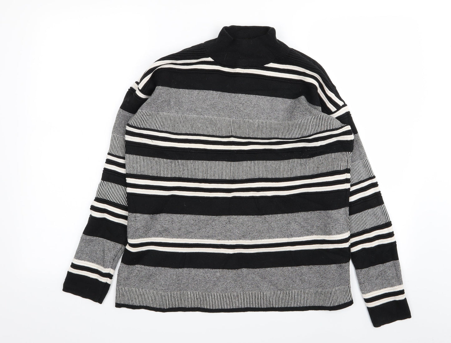 New Look Womens Multicoloured Striped  Pullover Jumper Size 10