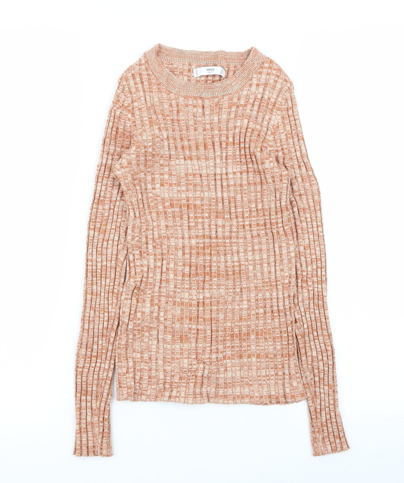 MNG Womens Orange   Basic T-Shirt Size S