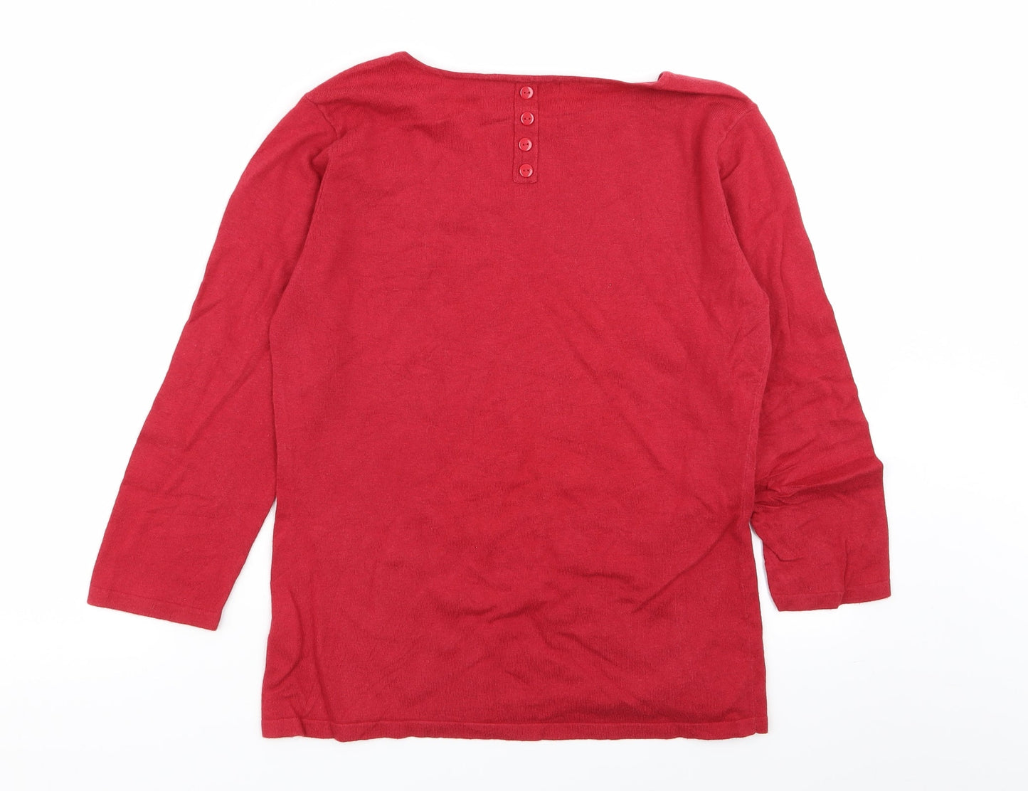 NEXT Womens Red   Pullover Jumper Size 10