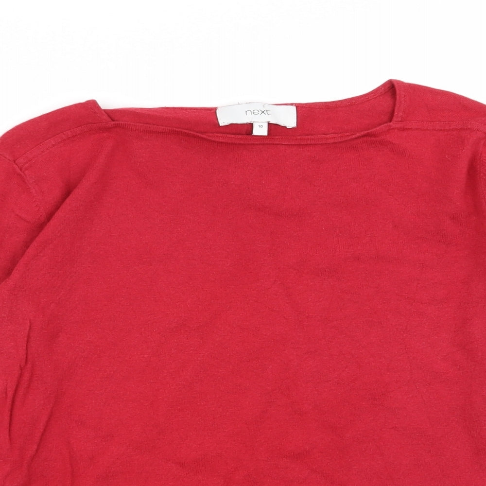 NEXT Womens Red   Pullover Jumper Size 10