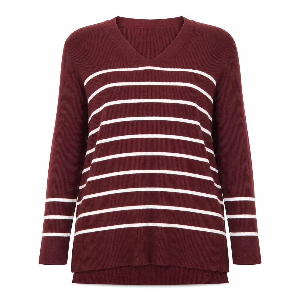 M&S Womens Multicoloured Striped  Pullover Jumper Size 10