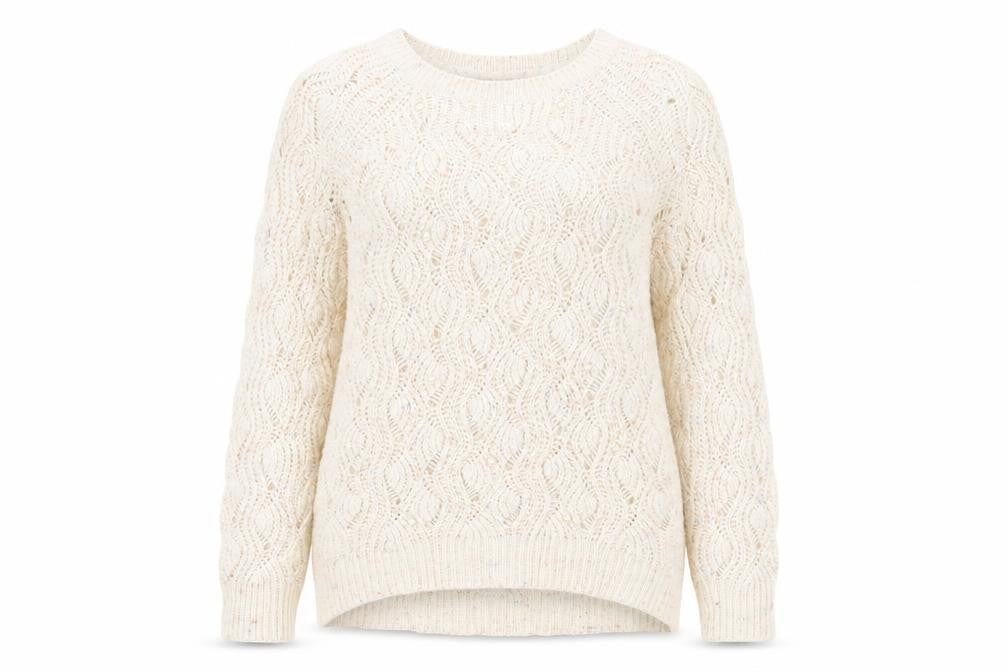 Front view of Red Herring women’s beige jumper, size UK 10