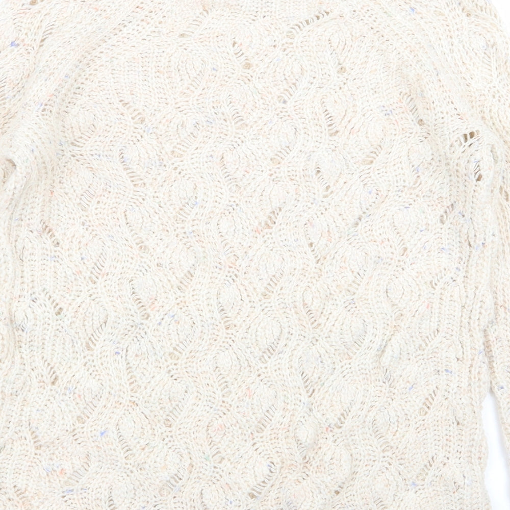 Red Herring Womens Beige   Pullover Jumper Size 10