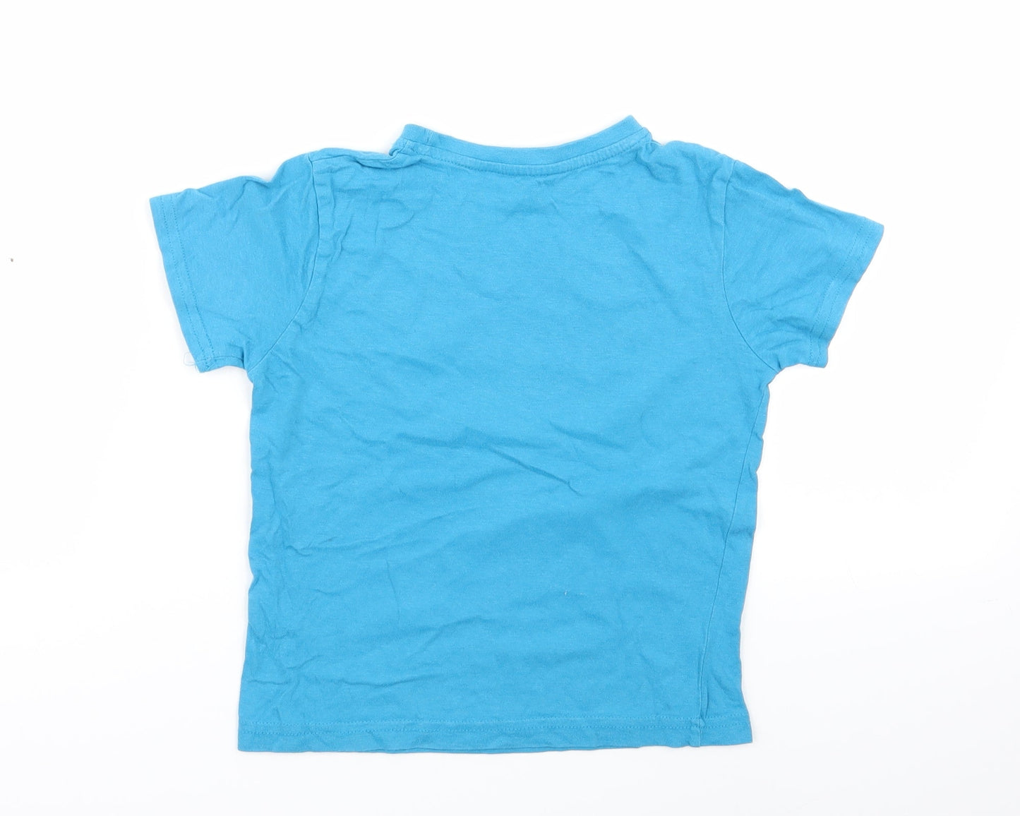 Primark Boys Blue   Basic T-Shirt Size 4-5 Years