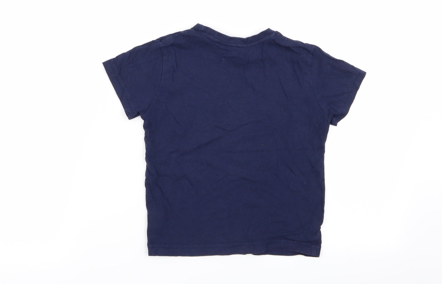 Primark Boys Blue   Basic T-Shirt Size 3-4 Years