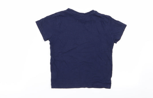 Primark Boys Blue   Basic T-Shirt Size 3-4 Years