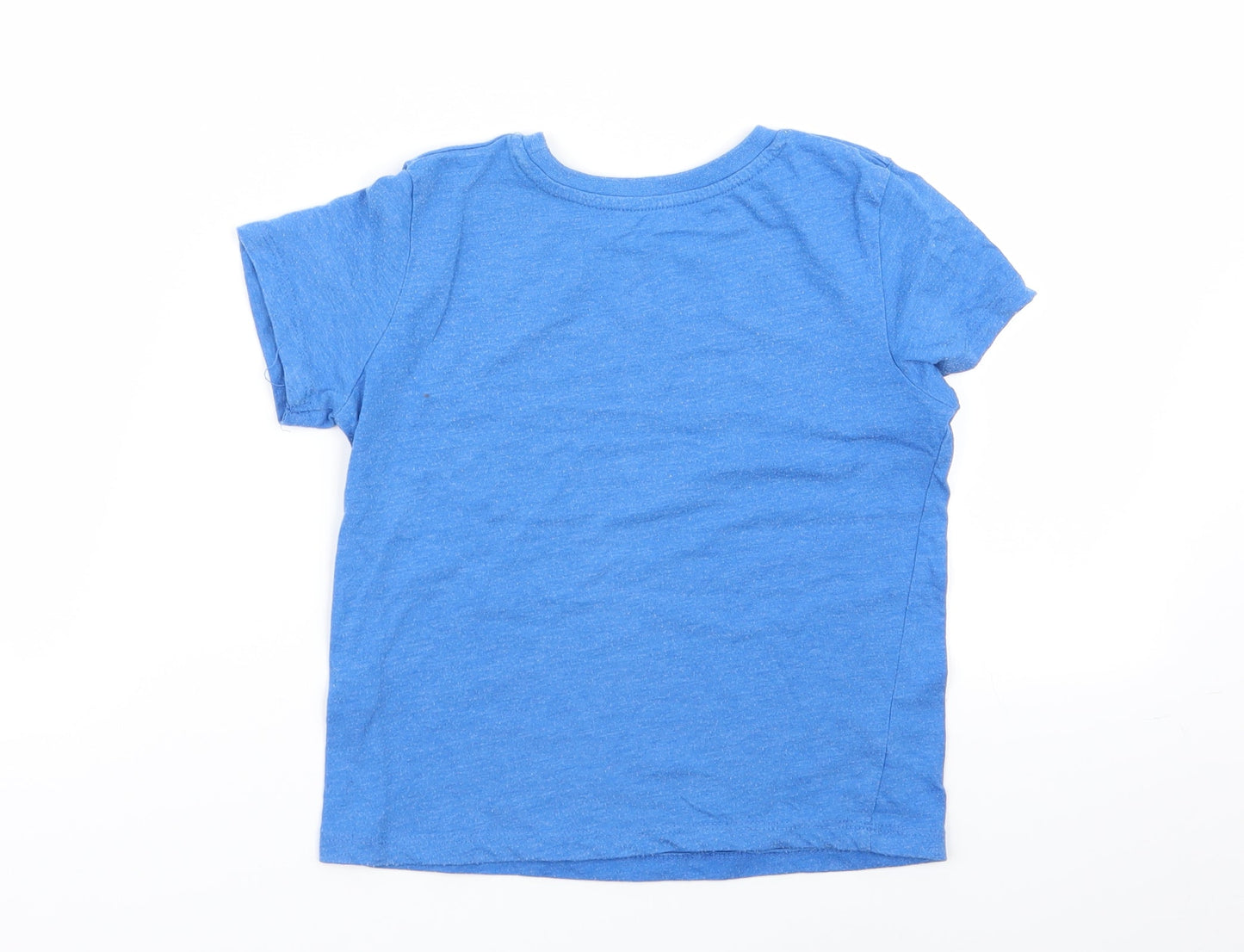 Primark Boys Blue   Basic T-Shirt Size 4-5 Years