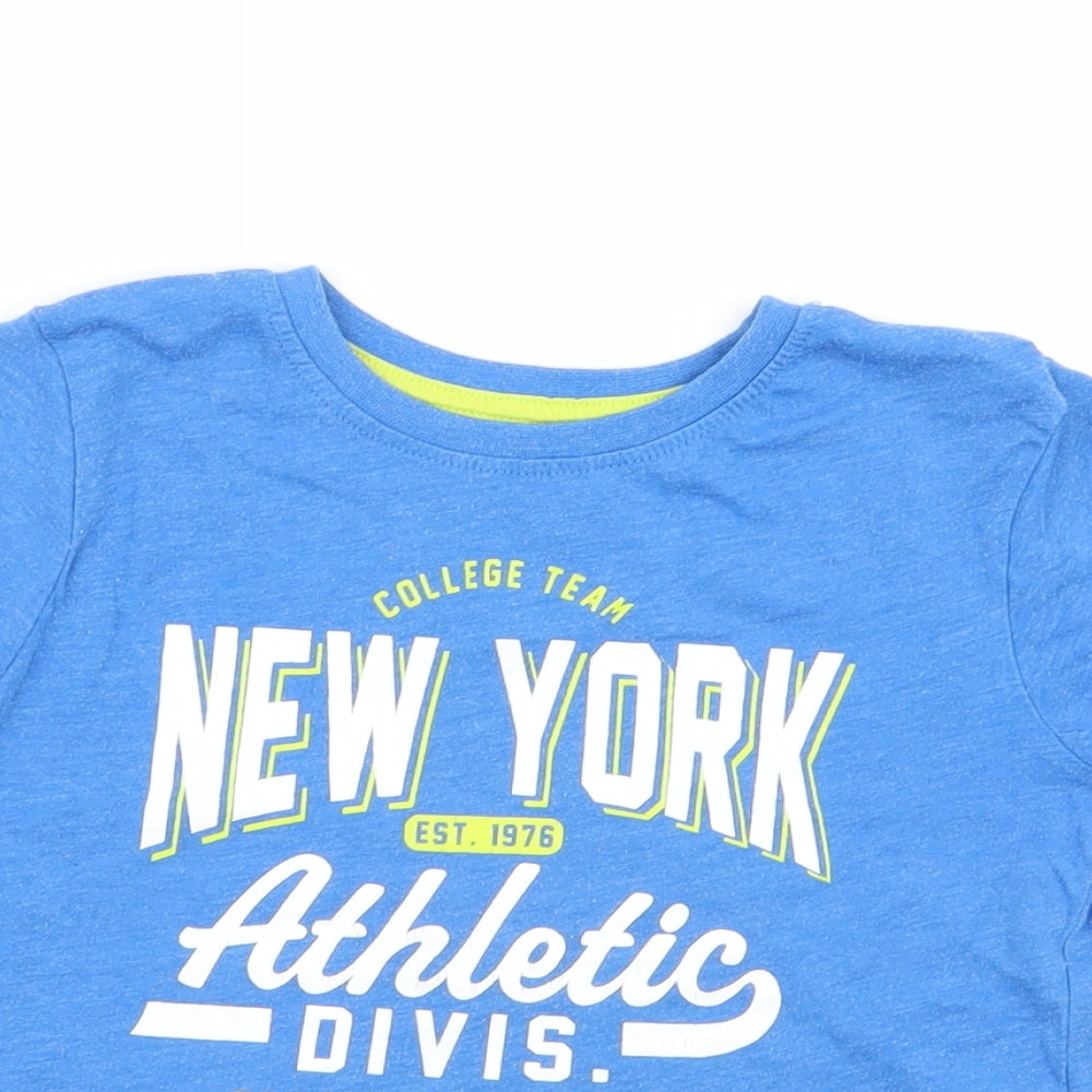 Primark Boys Blue   Basic T-Shirt Size 4-5 Years