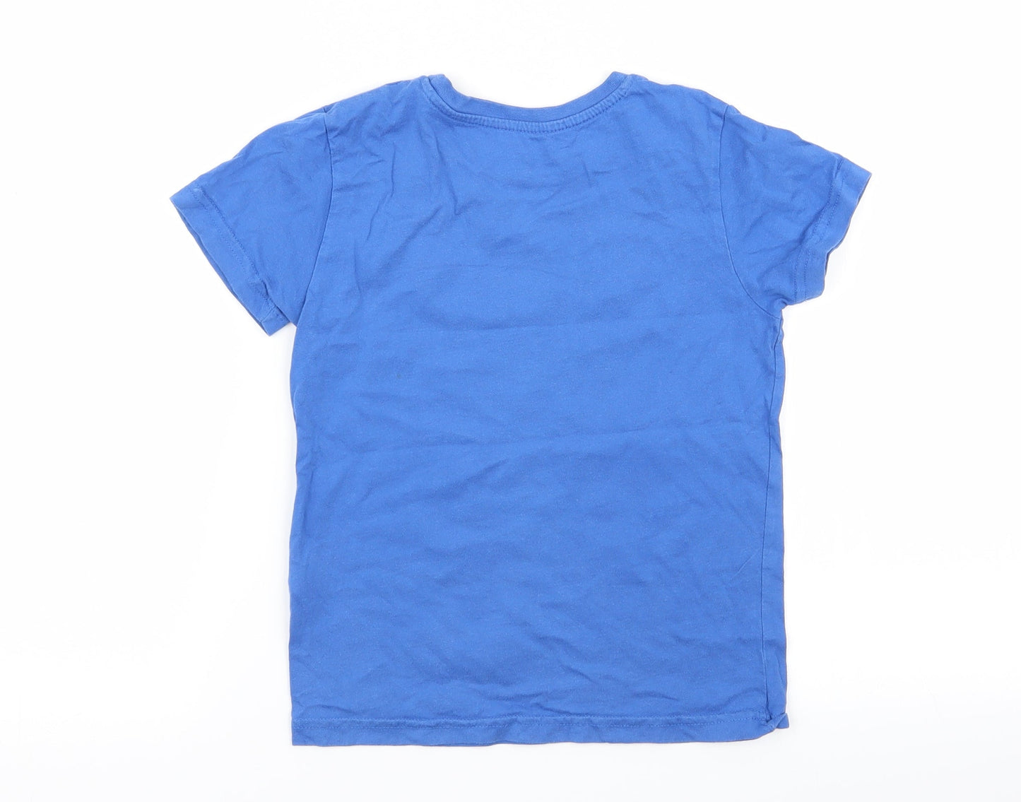 Primark Boys Blue   Basic T-Shirt Size 5-6 Years