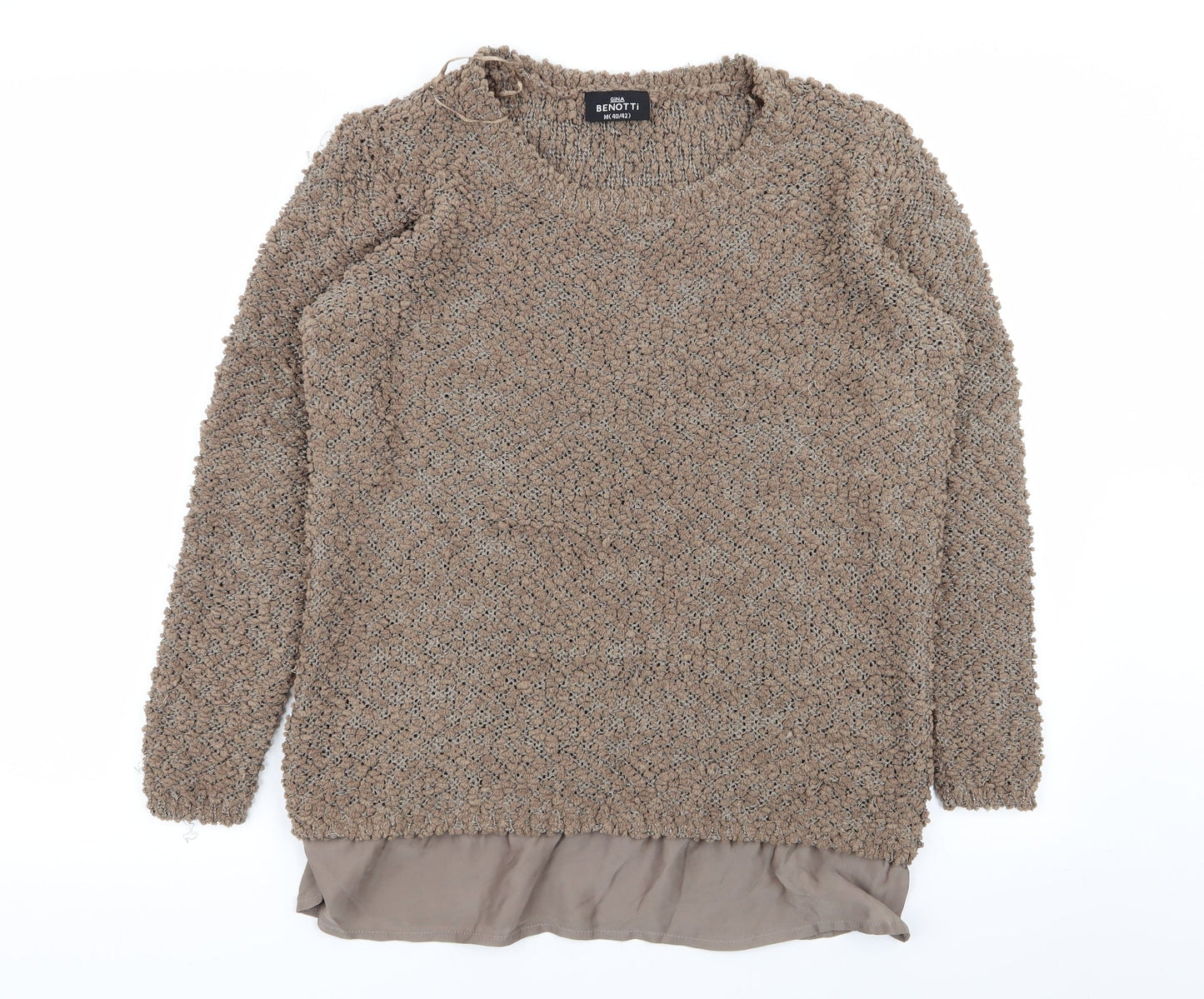 benotti Womens Brown   Pullover Jumper Size M