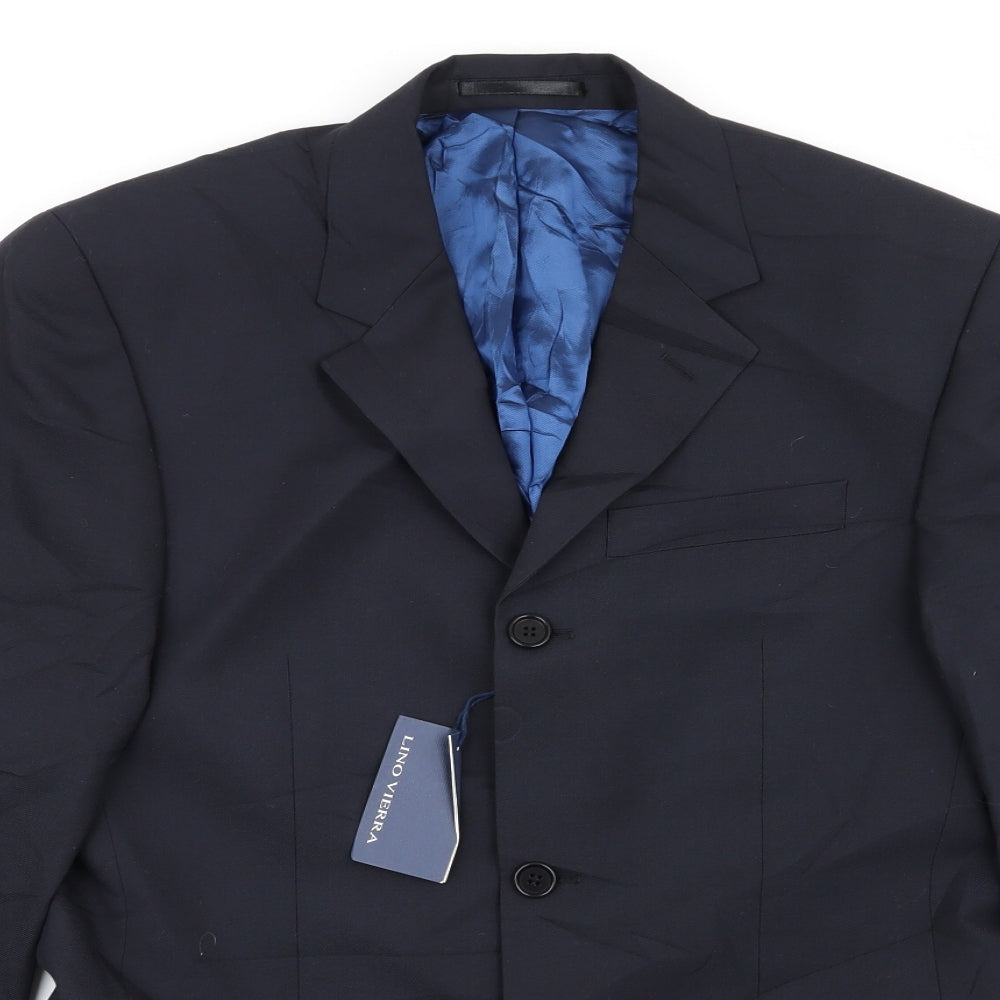 lino verra Mens Blue   Jacket Blazer Size 34