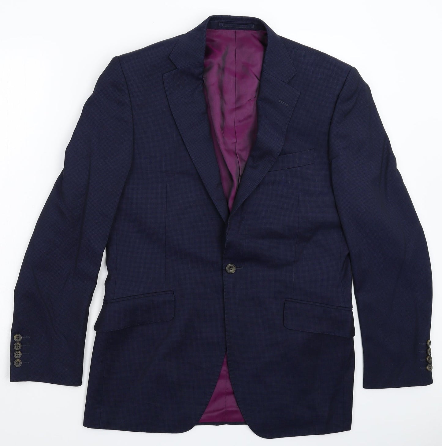 Marks and Spencer Mens Blue   Jacket Suit Jacket Size 38