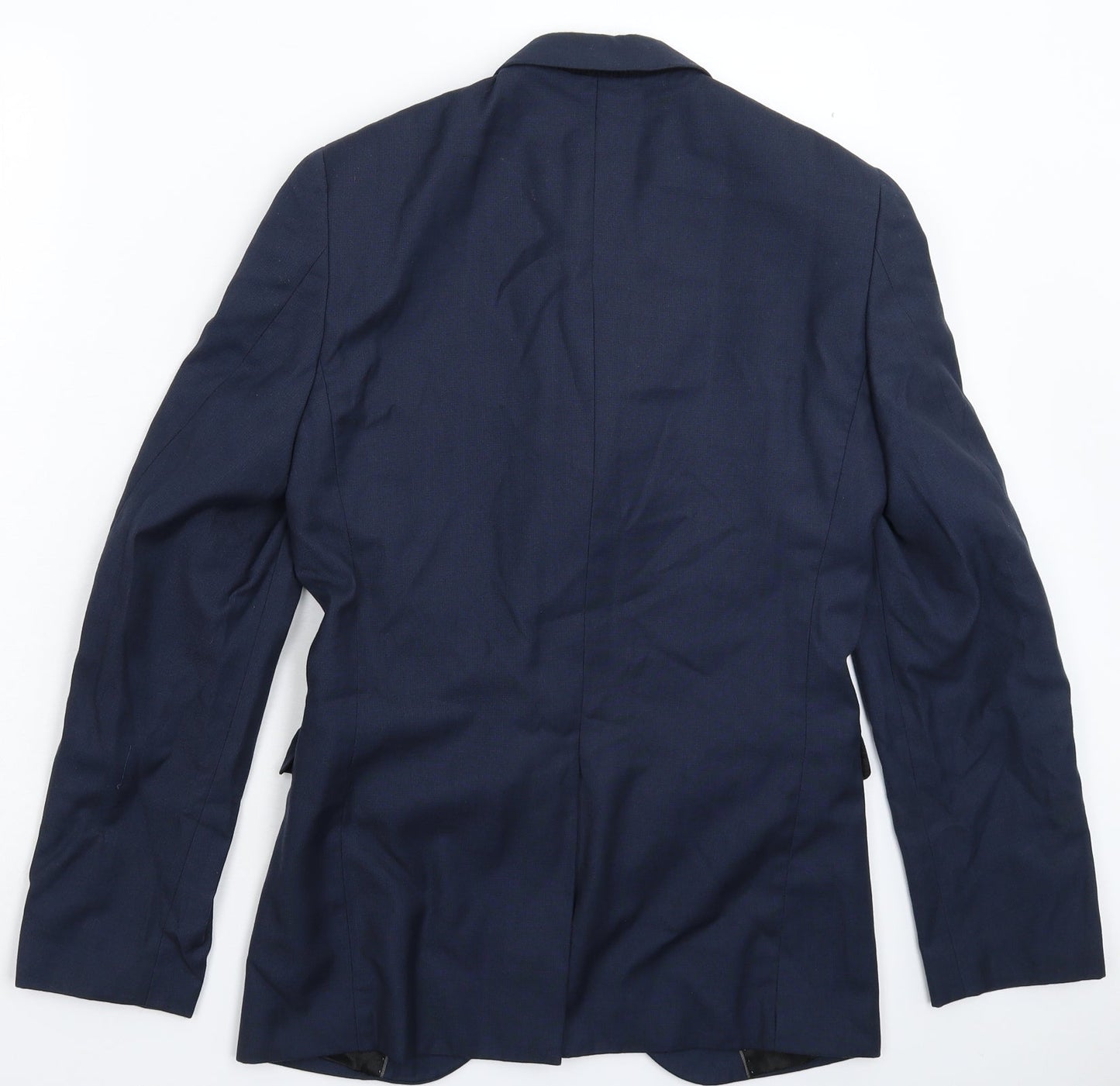 Cedar Wood State Mens Blue   Jacket Suit Jacket Size 34