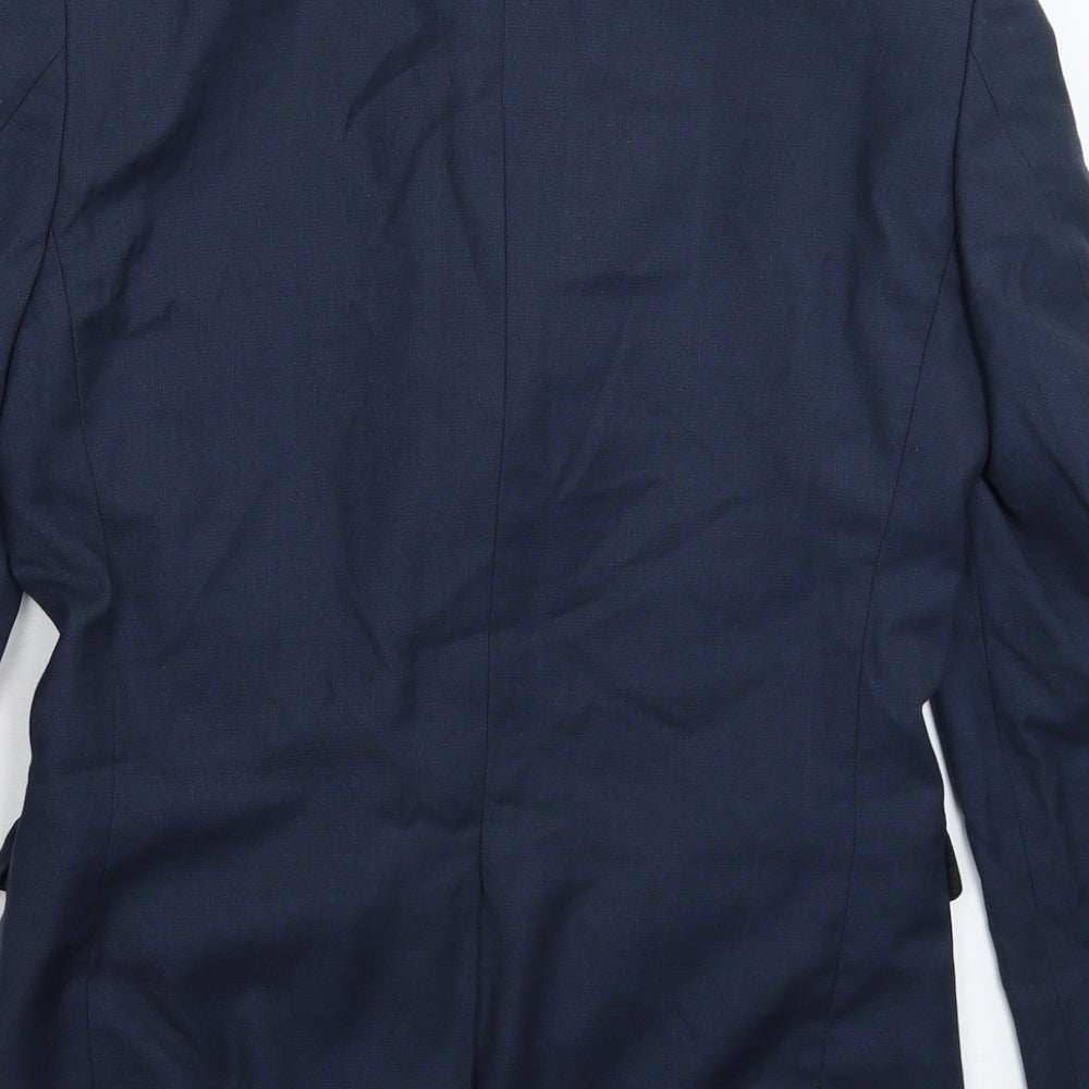 Cedar Wood State Mens Blue   Jacket Suit Jacket Size 34