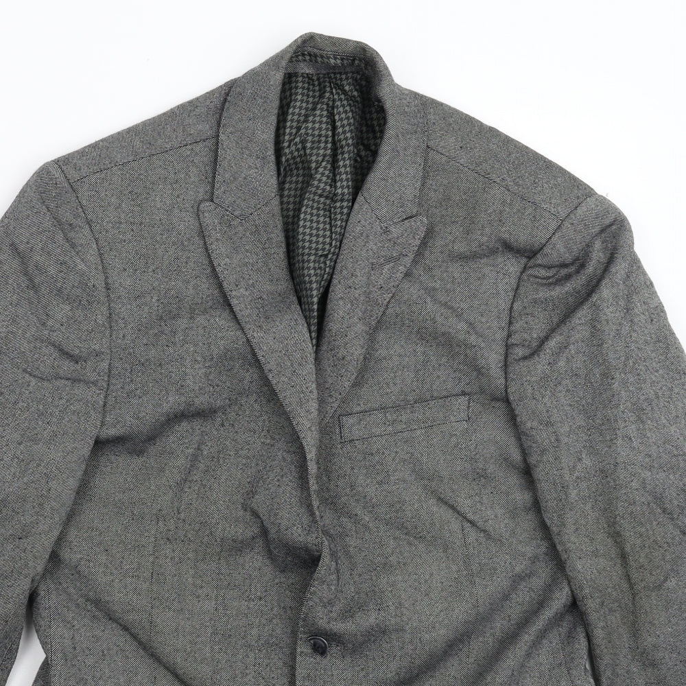 Marks and Spencer Mens Grey   Jacket Suit Jacket Size 40