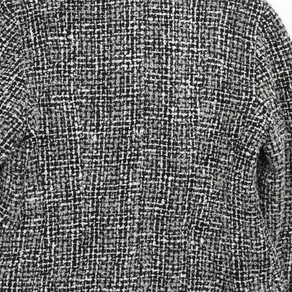 Preworn Womens Grey Check  Jacket Blazer Size M