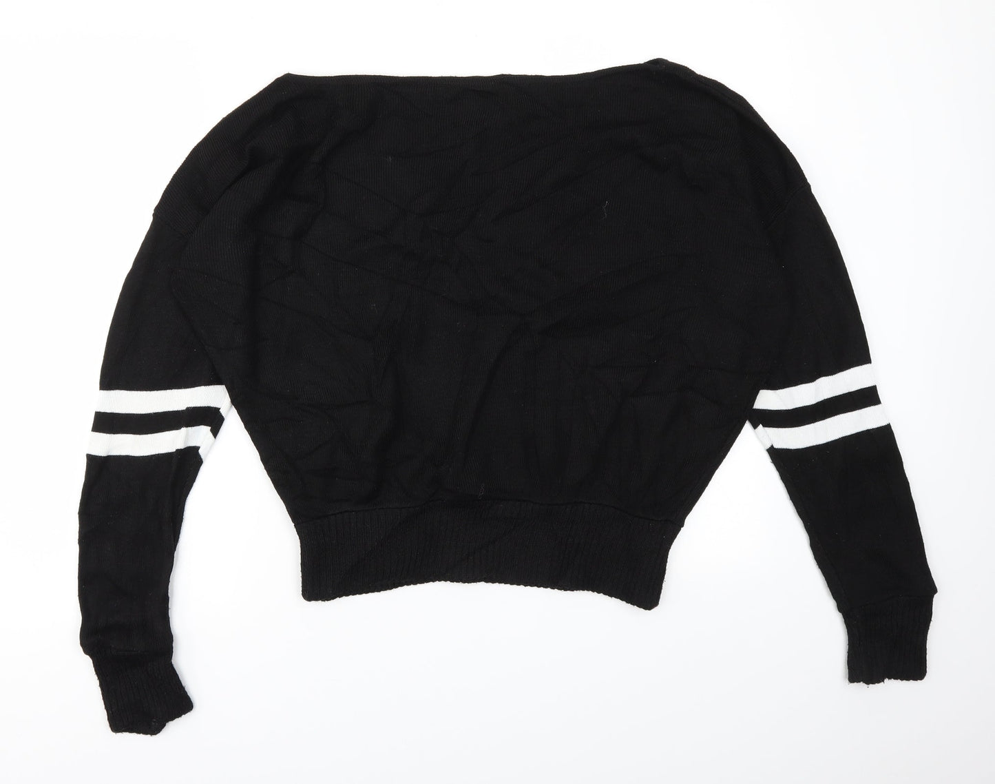 Misspap Womens Black   Pullover Jumper Size M