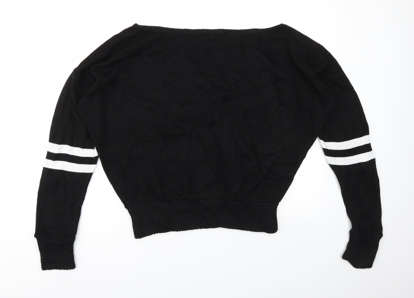 Misspap Womens Black   Pullover Jumper Size M