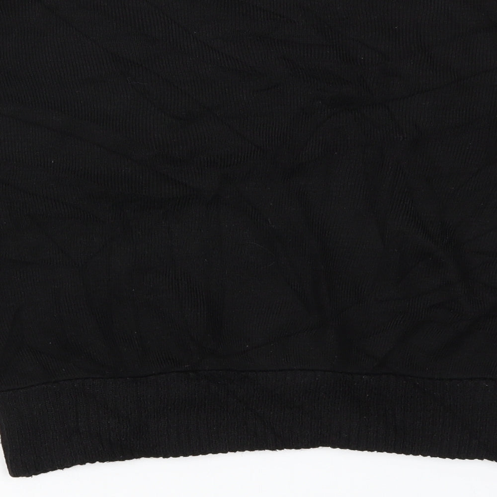 Misspap Womens Black   Pullover Jumper Size M