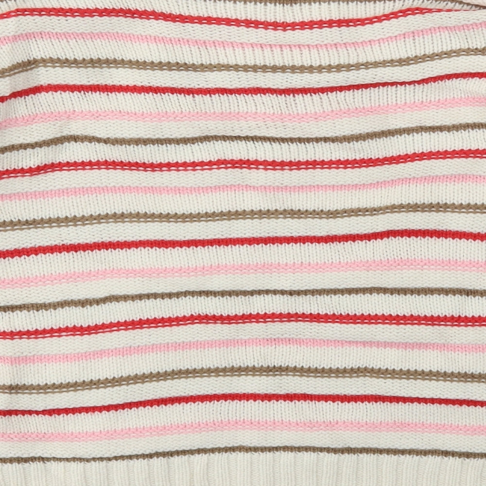 NEXT Womens Multicoloured Striped  Pullover Jumper Size M