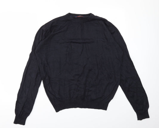 Piene Candin Mens Blue   Pullover Sweatshirt Size L