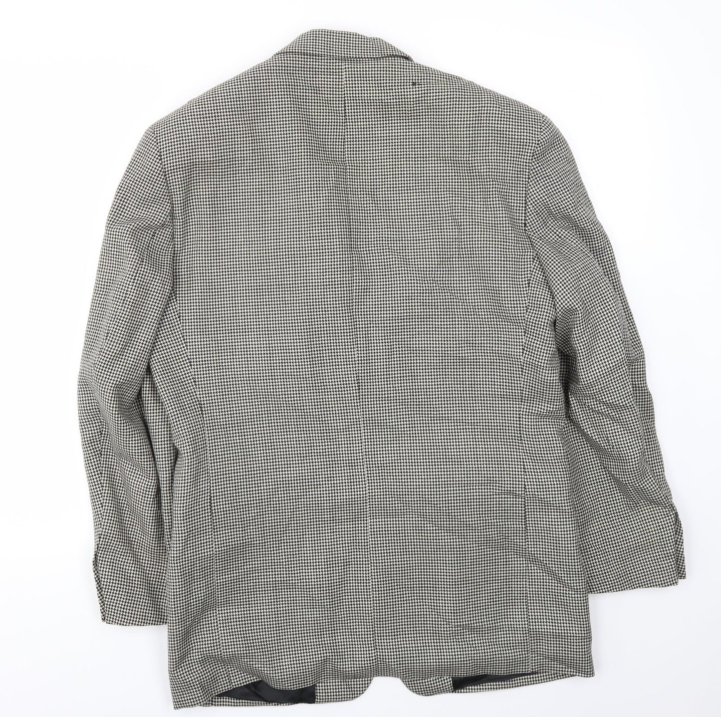 HAREWOOD Mens Brown Check  Jacket Blazer Size 40