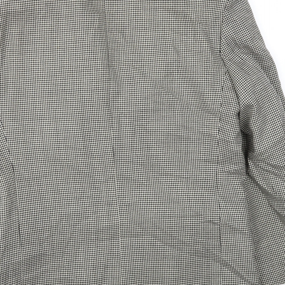 HAREWOOD Mens Brown Check  Jacket Blazer Size 40