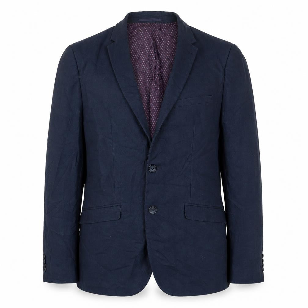 Front view of Taylor & Wright men’s blue jacket blazer, size 40