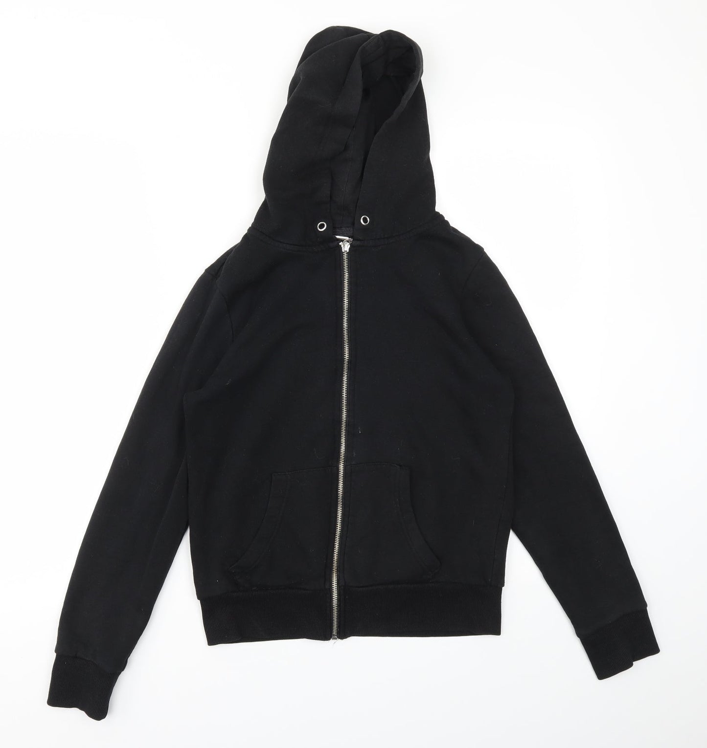Primark Womens Black   Full Zip Jumper Size 10