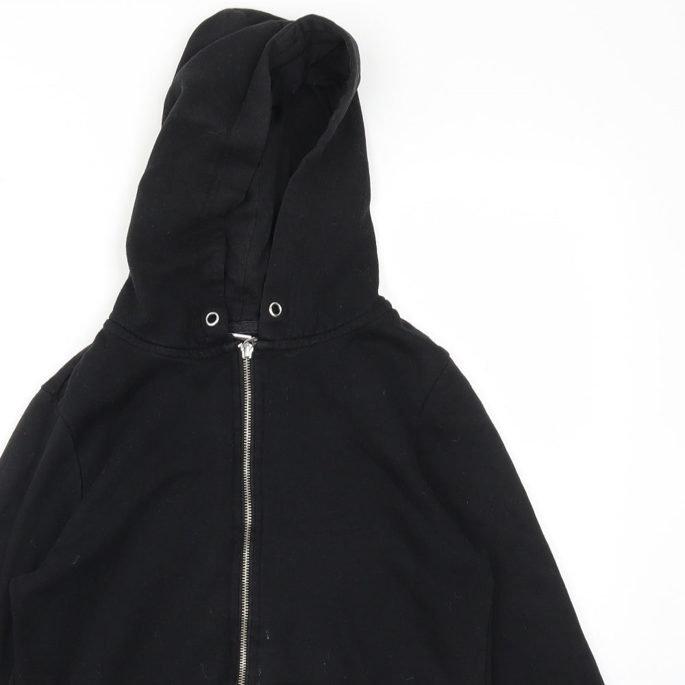 Primark Womens Black   Full Zip Jumper Size 10
