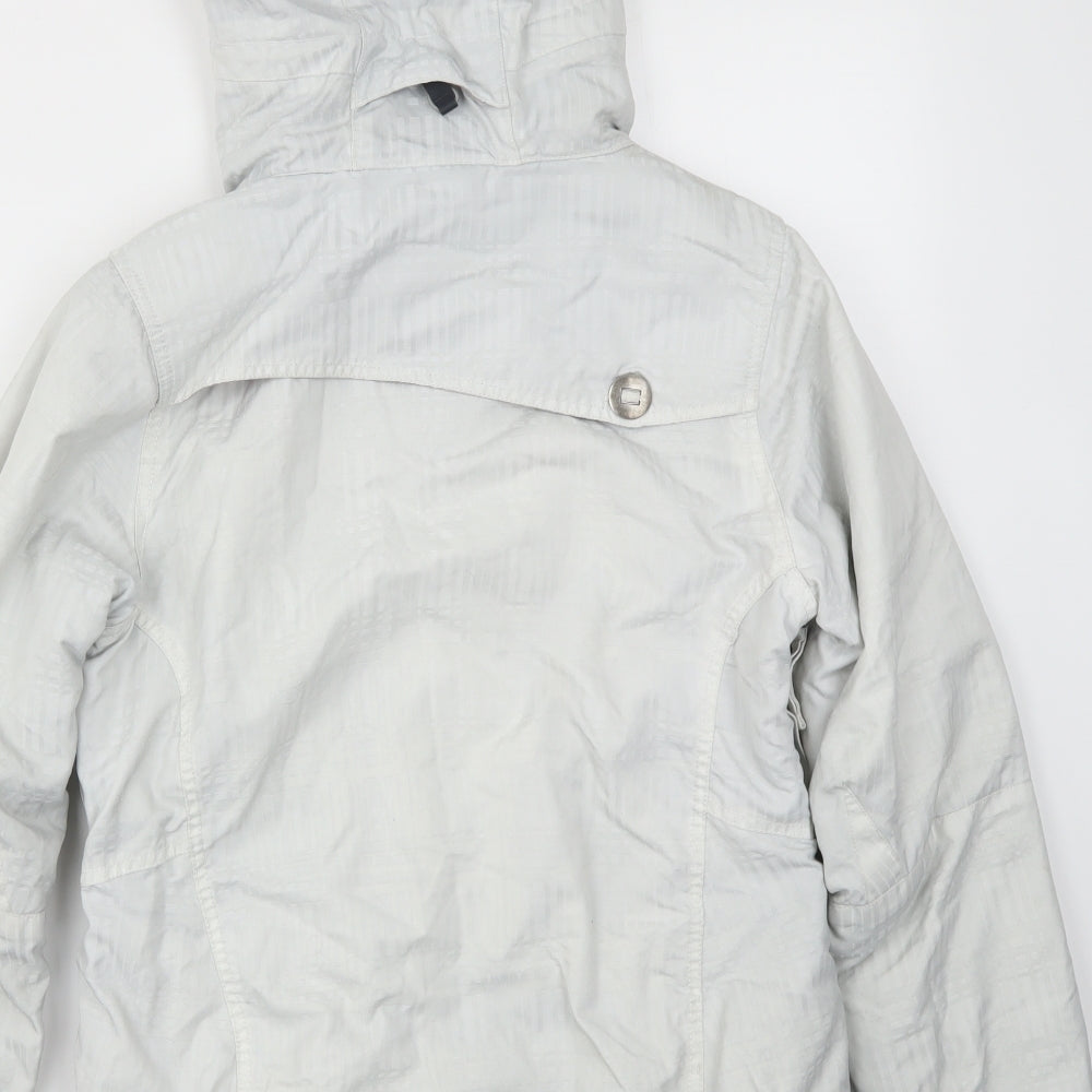 INFIDRY Womens White   Jacket Coat Size M