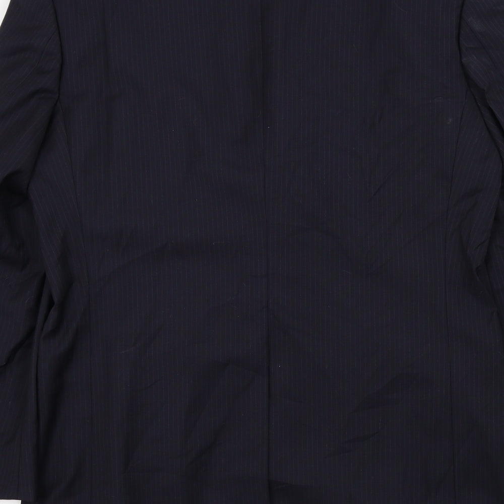 M&S Mens Blue   Jacket Suit Jacket Size 38