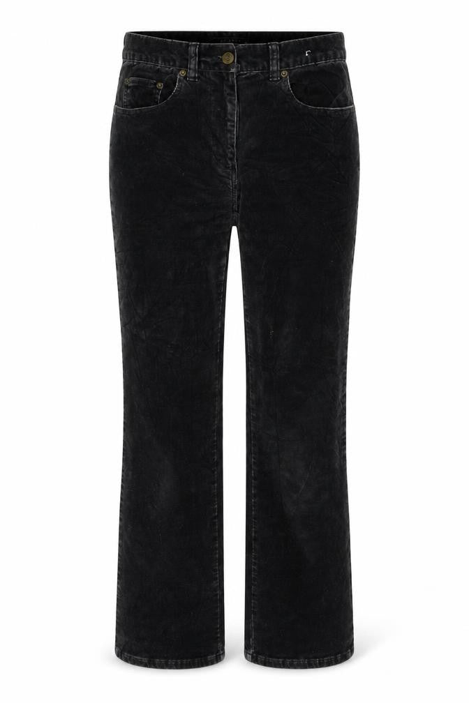 JEFF&CO Womens Black   Trousers  Size 12 L30 in