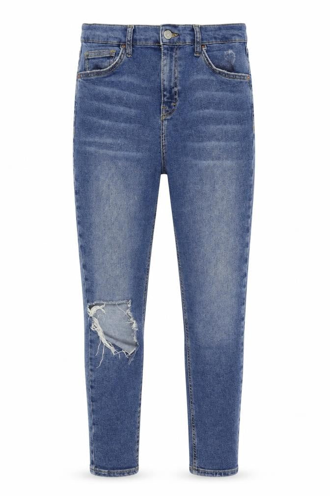 Topshop Womens Blue   Skinny Jeans Size 30 in L26 in