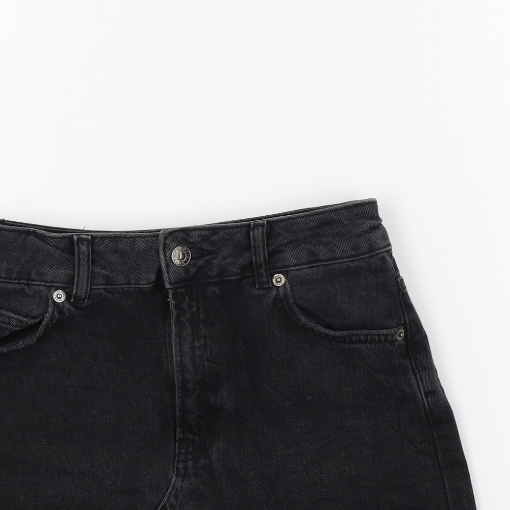 Topshop Womens Black   A-Line Skirt Size 8