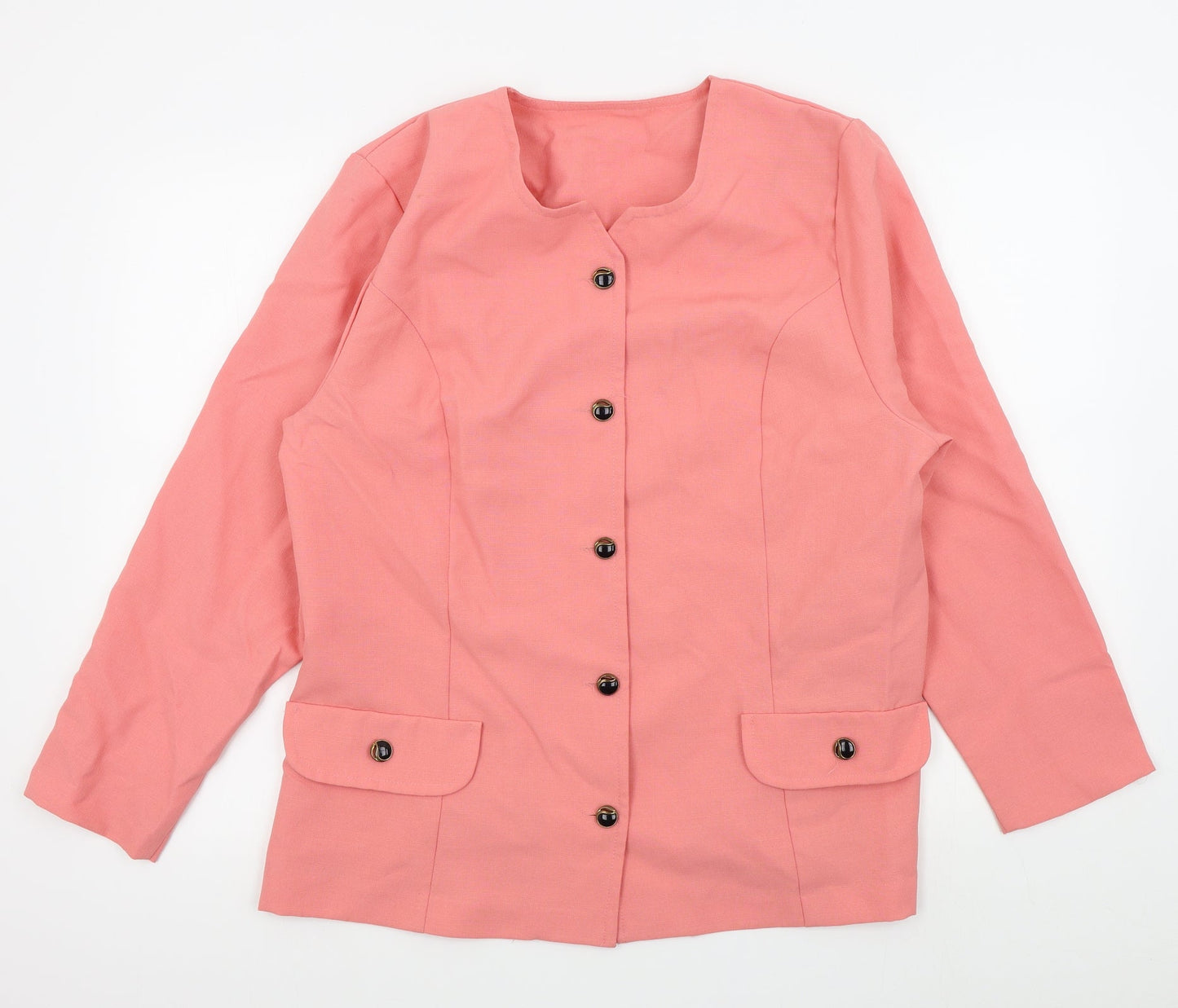 Preworn Womens Pink   Jacket Blazer Size 18