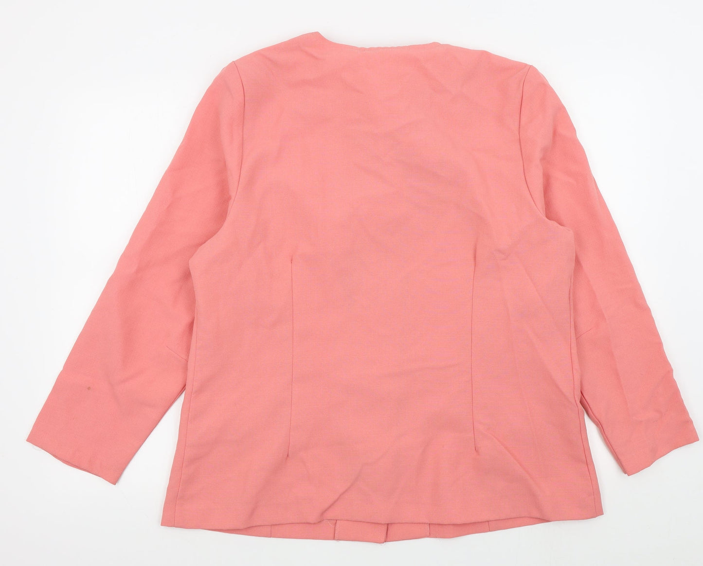 Preworn Womens Pink   Jacket Blazer Size 18