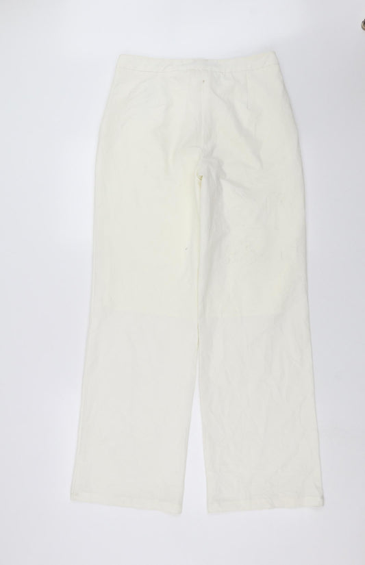 Vila Clothes Womens Ivory   Trousers  Size S L30 in