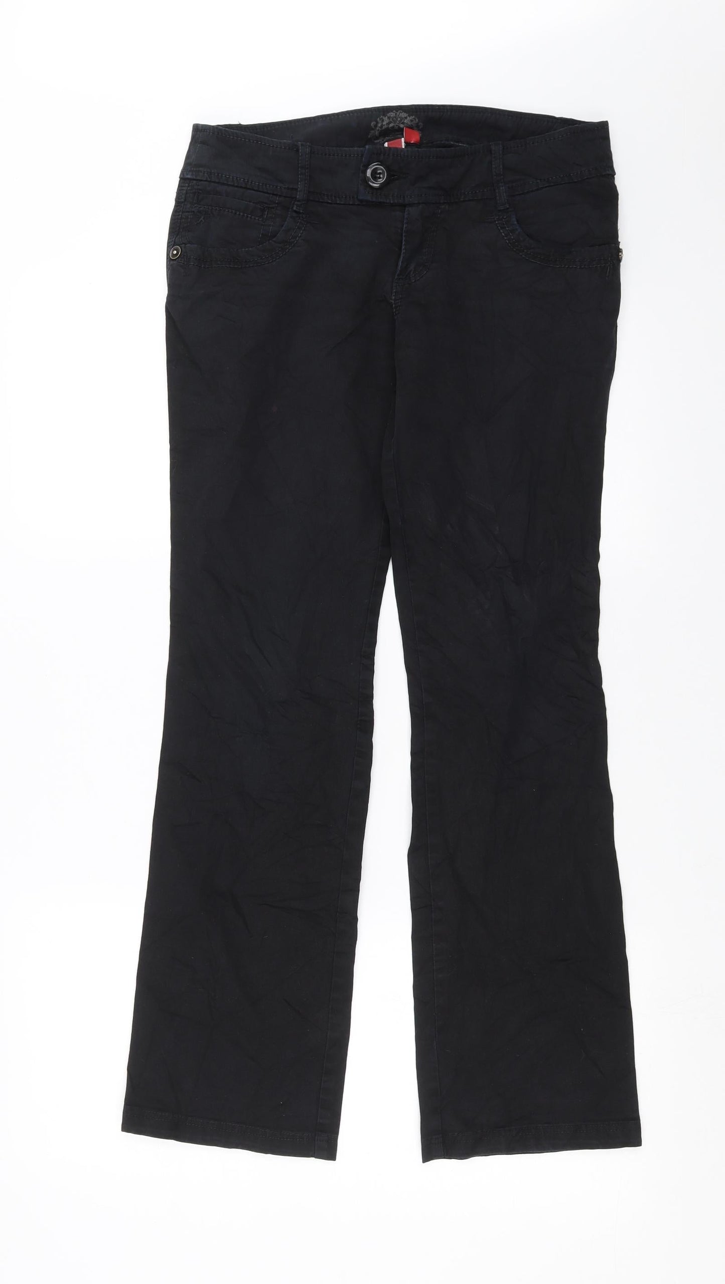 EVIE Womens Black   Trousers  Size 8 L29 in