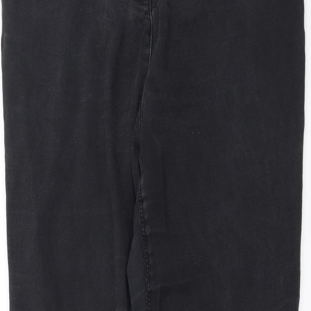Papaya Womens Grey  Denim Skinny Jeans Size 12 L28 in