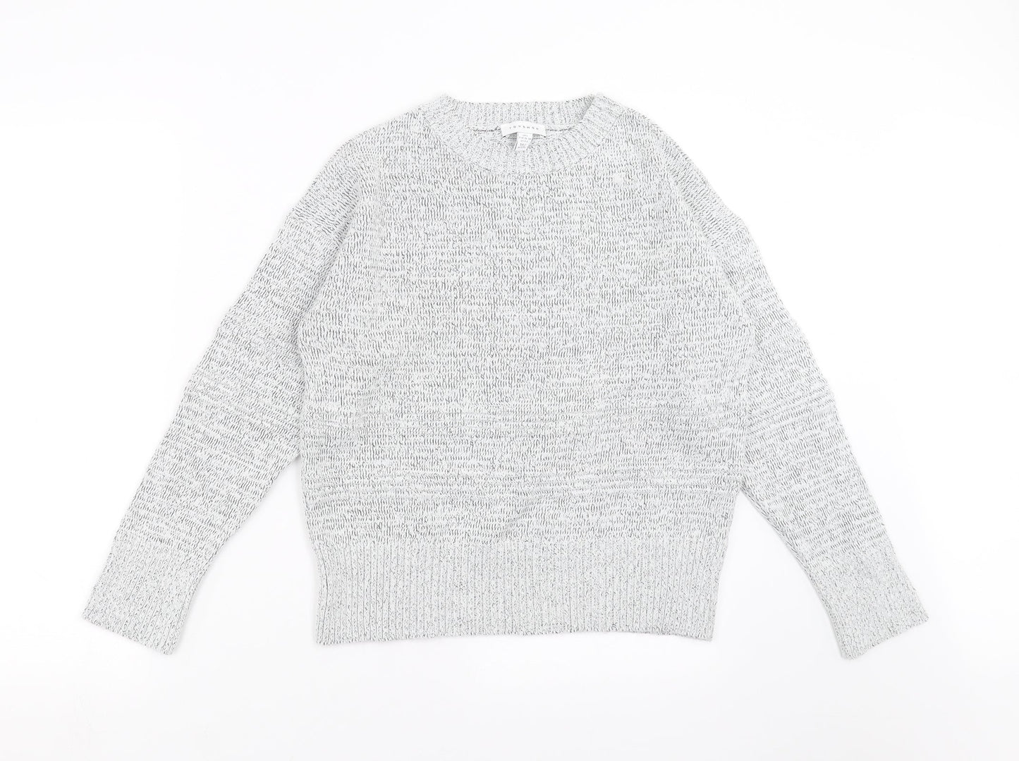 Topshop Womens Grey  Knit Pullover Jumper Size S
