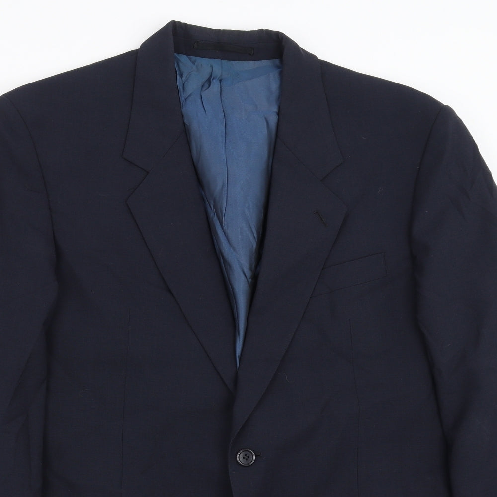 VARTEKS Mens Blue   Jacket Suit Jacket Size 42