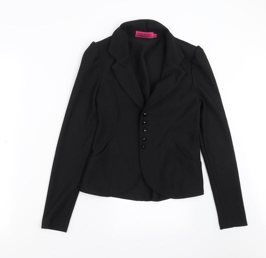 Boohoo Womens Black   Jacket  Size 10