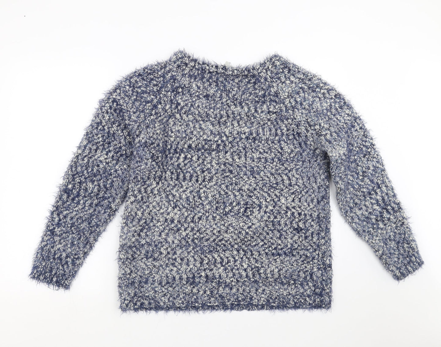 Pebble Bay Womens Blue  Knit Pullover Jumper Size L
