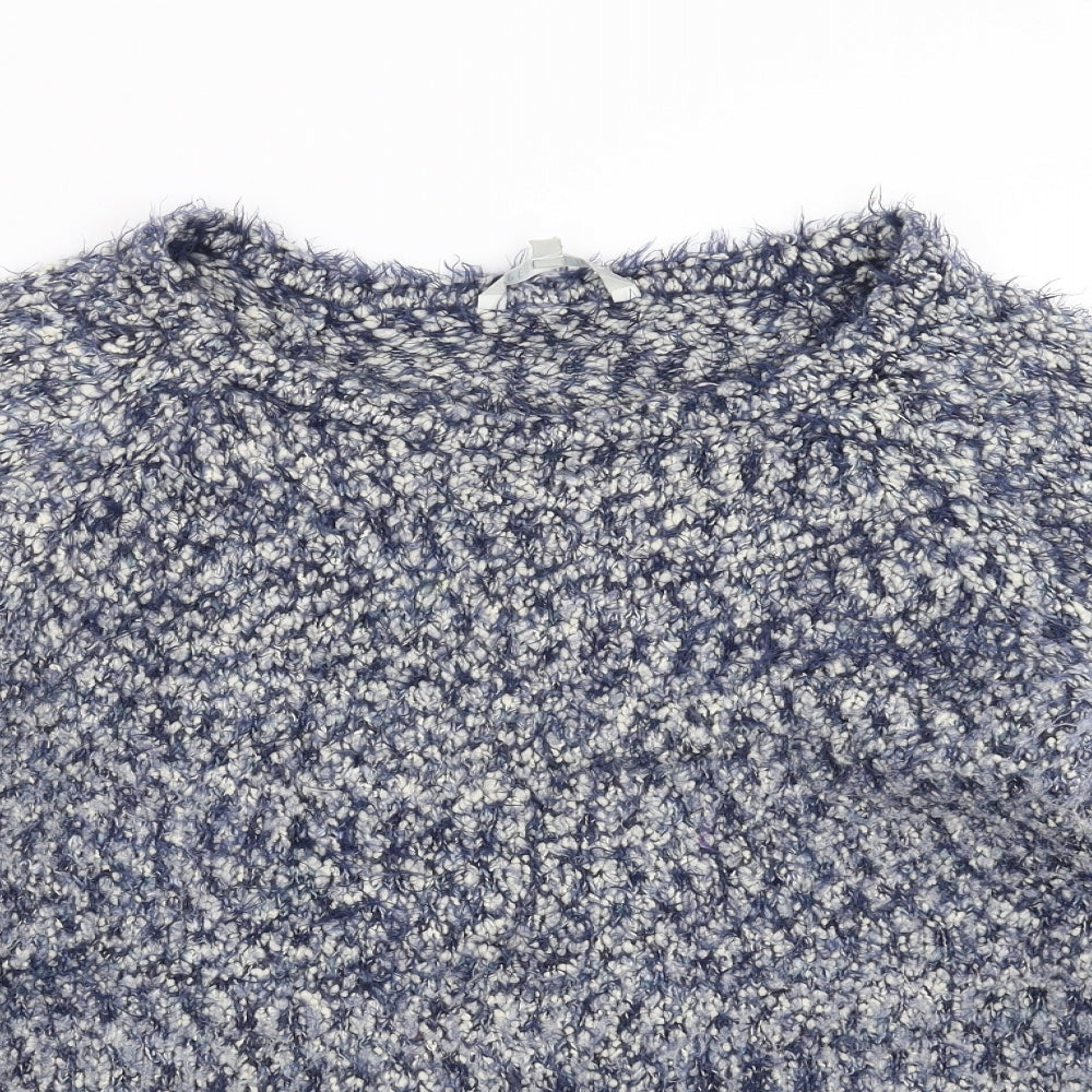 Pebble Bay Womens Blue  Knit Pullover Jumper Size L