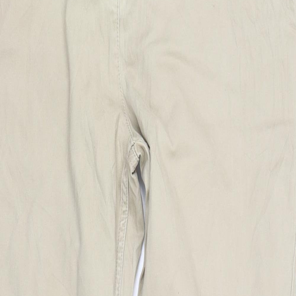 Per Una Womens Beige   Trousers  Size 34 L27.5 in