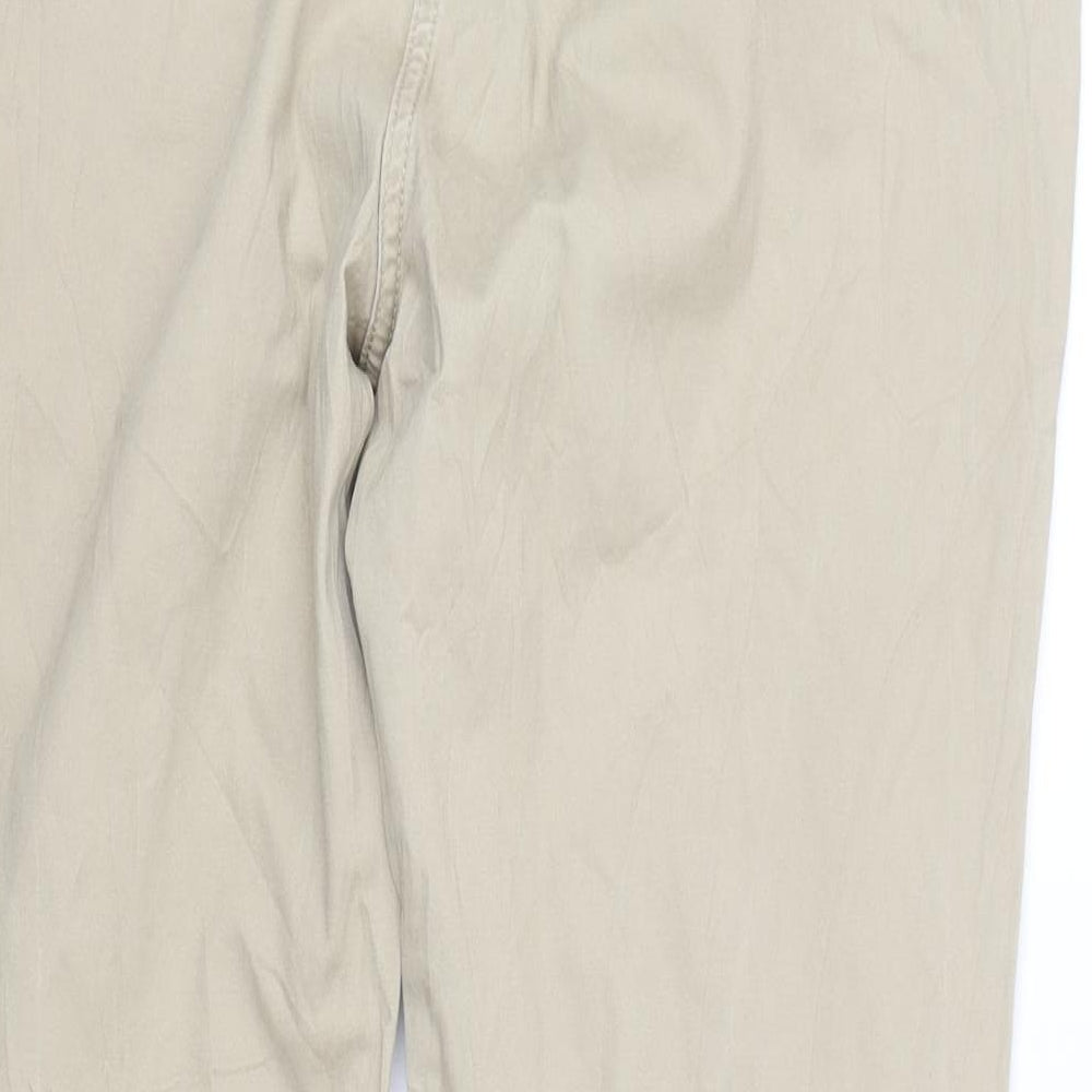 Per Una Womens Beige   Trousers  Size 34 L27.5 in