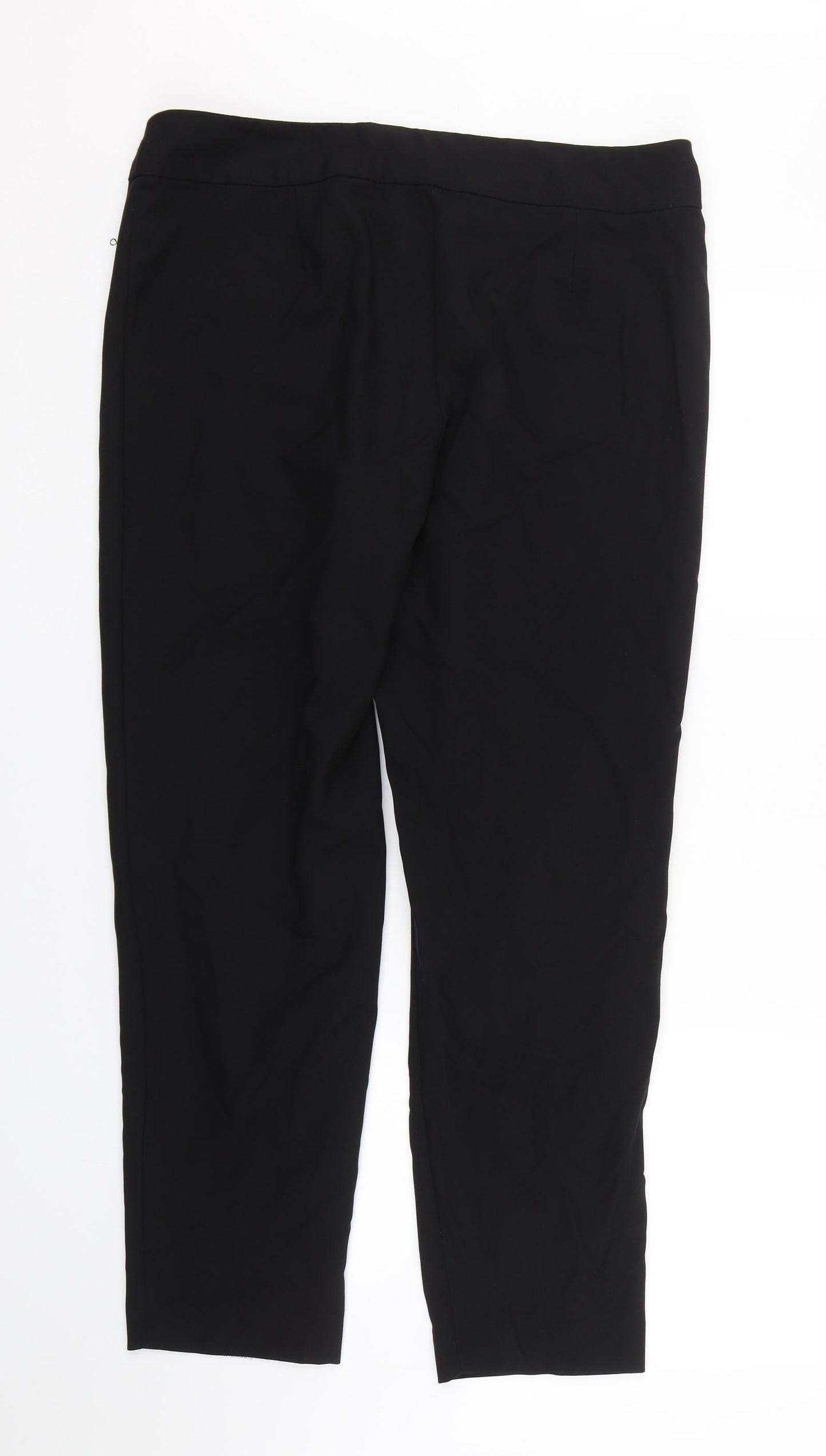 George Womens Black   Trousers  Size 14 L25 in