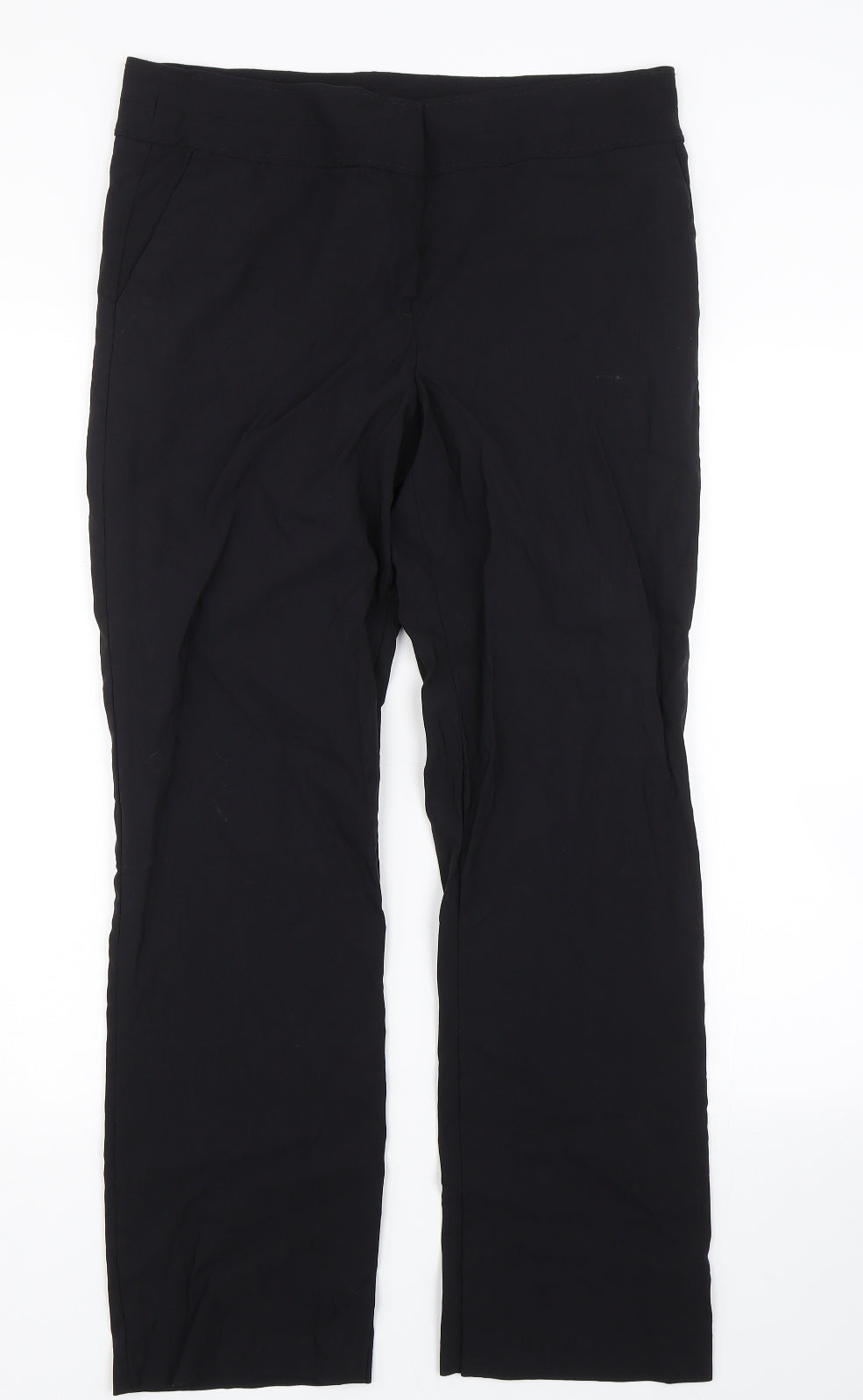 Papaya Womens Black   Trousers  Size 14 L26 in